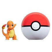 Pokémon - Clip N Go Charmander with Poké Ball