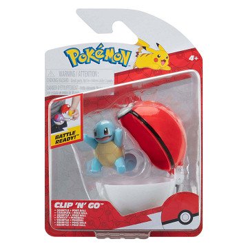 Pokémon - Clip N Go Squirtle met Pokébal