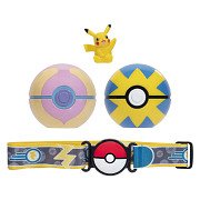 Pokémon Clip N Go met Riem Speelset Pikachu