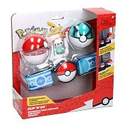 Pokémon Clip N Go met Riem Speelset Oshawott