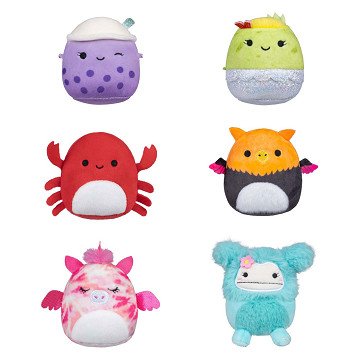 Squishmallows Knuffel Pluche Micromallows - Myrnam Henley, Carlos, Anjara, Joelle, Poplina, 6-pack