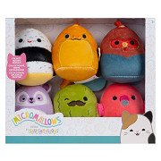 Squishmallows Knuffel Pluche Micromallows - Charles, Onel, Mo, Cookie, Reed, Layla, 6-Pack
