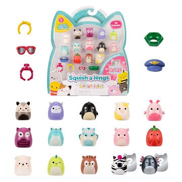 Squishmallows - Squish-a-longs Toy Figures - Style 2, 14 pcs.