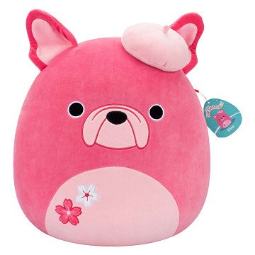 Squishmallows Knuffel Pluche - Roze Franse Bulldog, 40cm