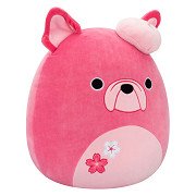 Squishmallows Knuffel Pluche - Roze Franse Bulldog, 40cm