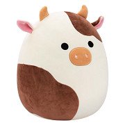 Squishmallows Plush Toy - Ronnie the Brown Cow, 40cm