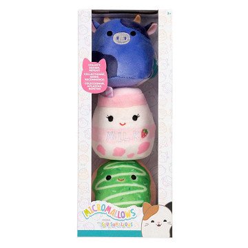 Squishmallows Knuffel Pluche - Micromallows Ingred, Amelie, Daisuke - 3dlg.