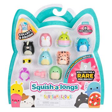 Squishmallows - Squish-a-longs Speelfiguren Style 1 - 8dlg.