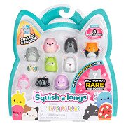 Squishmallows - Squish-a-longs Toy Figures Style 3 - 8pcs.