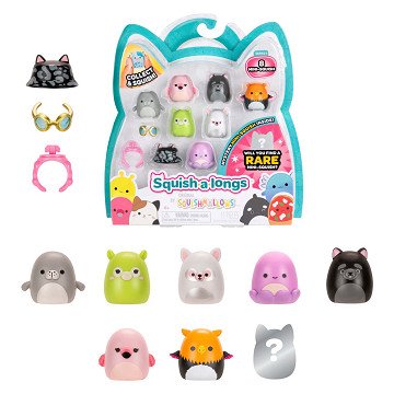 Squishmallows - Squish-a-longs Speelfiguren Style 3 - 8dlg.