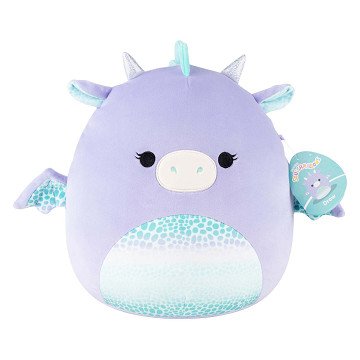 Squishmallows Knuffel Pluche - Drow the Purple Dragon - 30cm