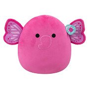 Squishmallows Knuffel Pluche - Evelyn The Hot Pink Butterfly Elephant - 40cm