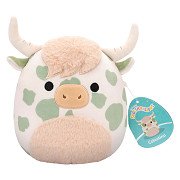 Squishmallows Knuffel Pluche - Celestino the Sage Green Spotted Highland Cow - 19cm