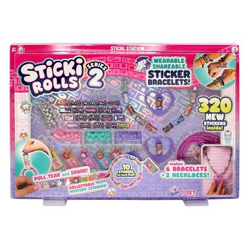 Sticky Roll Bracelet Making - 320 Stickers