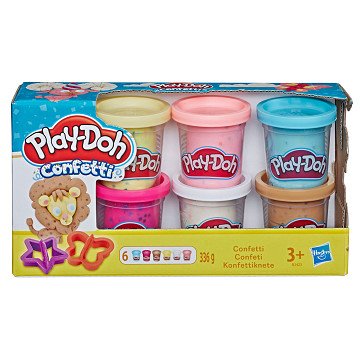 Play-Doh Konfetti Doh 6er-Pack