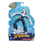 Marvel Spiderman Ghost Spider Bend E Flex Figura 15cm Hasbro 5010993638529