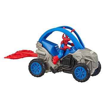 Spider-Man Rip and Go Figuur - Blauw