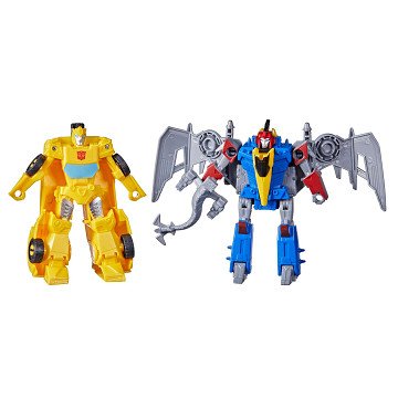 Transformers Bumbleswoop Cyberverse Rollen und Kombinieren