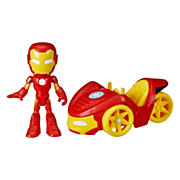Spidey & Amazing Friends Vehicle and Figure - Iron Man