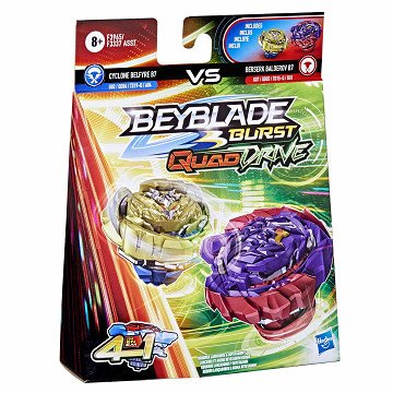 Beyblade Duopack Cyclone Belfyre and Berserk Balderov