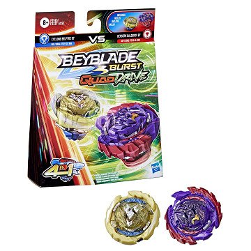 Beyblade Duopack Cyclone Belfyre and Berserk Balderov
