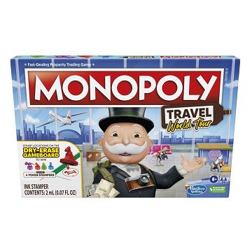 Monopoly Wereldreis Bordspel