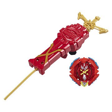 Beyblade QuadStrike Xcalius Power Speed ​​Launcher Pack Shooting Top