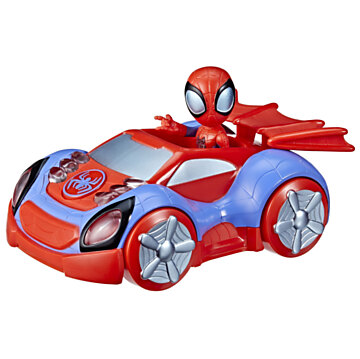 Marvel Spidey und seine erstaunlichen Freunde Glow Tech Web-Crawler und Spidey-Actionfigur