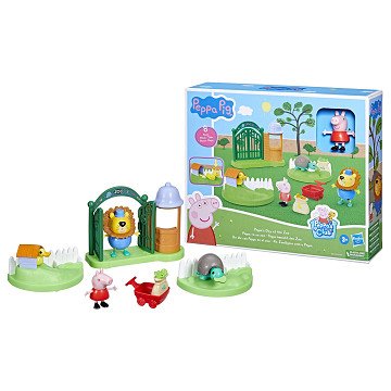 Peppa Pig Peppa goes to the Zoo Playset