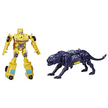 Transformers Rise of the Beasts Beast Combiner Actiefiguren - Bumblebee & Snarlsaber