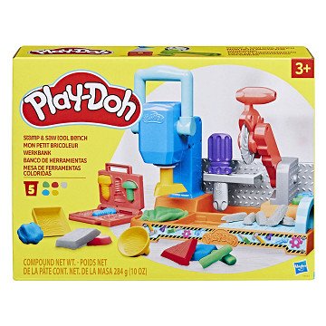 Play-Doh Stempel en Zaagtafel - 5 Kleipotjes