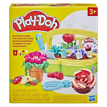 Play-Doh-Blühblumen – 5 Tontöpfe