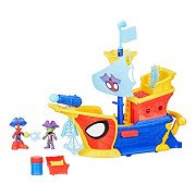 Spidey Water-Webs Ahoy Pirate Ship with Bubbles - Incl. Bubble Blower