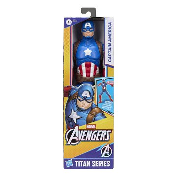 Marvel Avengers Titan Series Captain America Speelfiguur