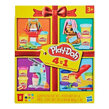 Play-Doh Mini Classic Bundel - 4in1 Speelset - 8 Kleipotjes