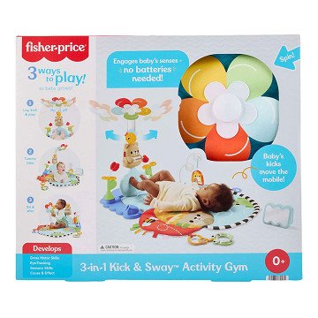 Fisher Price 3-in-1 Activity Mat Foot Play