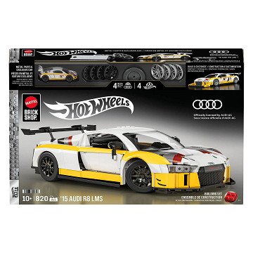 Hot Wheels Brick Shop Elite Series Audi R8 LMS 1:16 Bouwset - 180dlg.