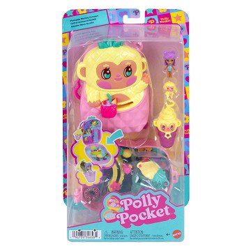 Polly Pocket Compact Pineapple and Monkey Playset