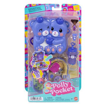 Polly Pocket Compact Set Bears and Blueberries