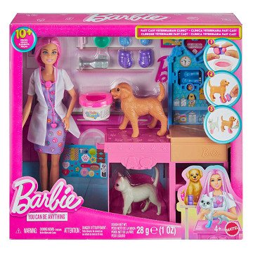 Barbie Dierenarts Speelset met Diertjes