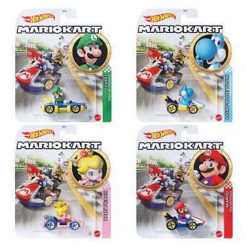 Hot Wheels Mario Kart Voertuig - 1:64