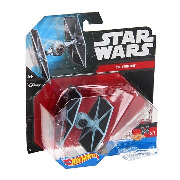 Hot Wheels Star Wars Starship Voertuig - Tie Fighter