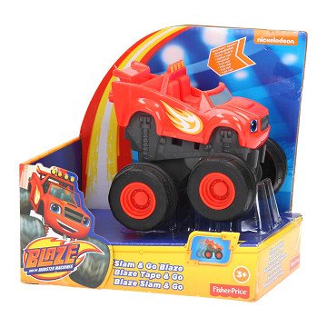 Blaze Slam & Go Speeder - Rood