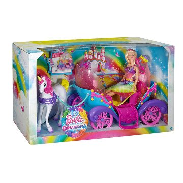 Barbie Rainbow Carriage with Unicorn
