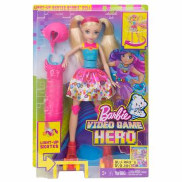 Barbie met Lichtgevende Rolschaatsen