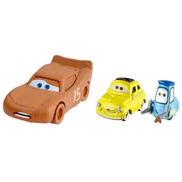 Cars 3 Diecast Duo - Lightning McQueen, Luigi & Guido