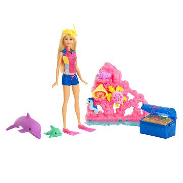 Barbie Magische Dolfijn Oceaanschat Speelset