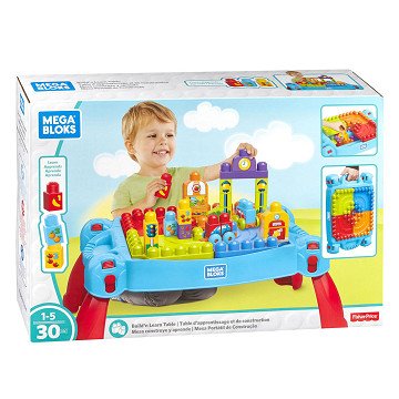 Mega Bloks Leer en Speel Tafel, 30dlg.
