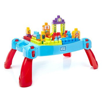 Mega Bloks Leer en Speel Tafel, 30dlg.