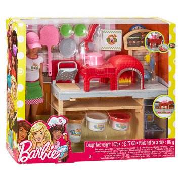 Barbie Pizza Maker Playset with Clay Dough